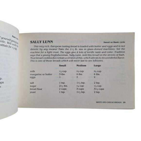 Bread Machine Cook Book Nitty Gritty Vintage Sourdough Donna German 1991 - Picture 8 of 9